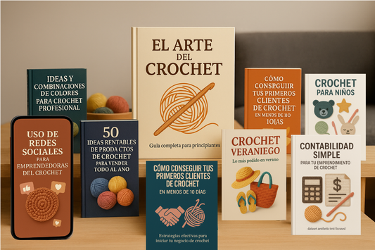 El Arte de Crochet + 7 BONOS DE REGALO